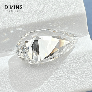 D'vins Jewels - Diamant de laboratoire CVD en vrac, très demandé, grand carat 10,45 ct, couleur D, pureté VVS2, taille poire - Product Image 2