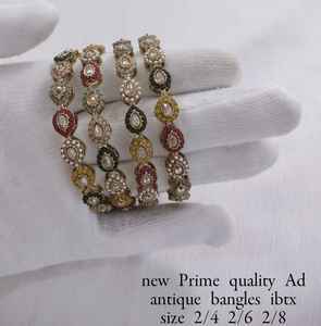 Ensemble de bracelets plaqués or de luxe, pour femmes, pour mariage indien, fête, haute qualité, cadeau et occasion d'anniversaire - Product Image 1