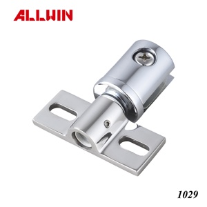 ALLWIN 1028 Charnière de porte en verre en laiton massif de type D, clip de suspension pour salle de bain en verre de 6 à 10 mm - Product Image 2