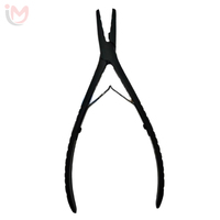 Großhandel Edelstahl Silikon Mikroringe 4,5*2,5*3,0MM Silikonperlen für Haar-Dreadlocks Crimp- und Verlängerungszangen