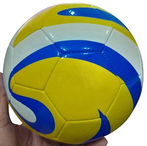 Ballon de football en cuir PU taille 5 personnalisé pakistanais vente chaude football d'entraînement du Pakistan - Product Image 1