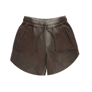 Shorts délavés tendance pour hommes en molleton 100 % coton, shorts décontractés pour garçons, shorts d'été pour hommes - Product Image 5