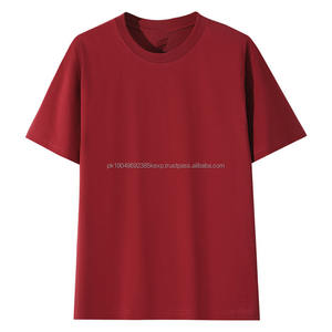 T-shirt unisexe en coton pur 230g, col rond, couleur unie, manches courtes, été, avec logo personnalisé brodé ou imprimé OEM. - Product Image 4