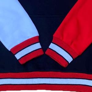 Sweat-shirts à capuche personnalisés pour hommes avec logo, motif à carreaux, coupe classique, col rond, design épaules tombantes, brodés, 100% coton - Product Image 5