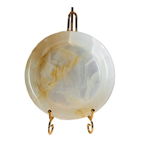 ถาดเสิร์ฟเรซิ่นรูปวงรีลายวน ถาดลายหินอ่อน จานตกแต่งหรูหรา ชามตื้นสำหรับวางบนเคาน์เตอร์ ใส่ของว่าง เครื่องประดับ เทียน - Product Image 1