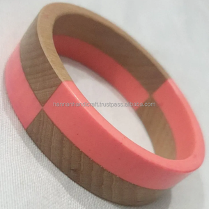 Brazalete de Resina Azul y Rojo Moderno, Hecho a Mano, de Diseño Exclusivo, Personalizado, Único y Encantador, para Damas de Honor, Regalo de Boda - Product Image 2