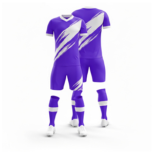 Uniforme de football personnalisé par sublimation avec nom sur mesure |   Tailles pour hommes, femmes et jeunes |   Vêtements de sport légers et à séchage rapide - Product Image 2
