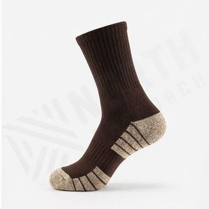 Quality Cushioned Crew Sports <b>Socks</b> Breathable Moisture Wicking Hiking Outdoor Athletic Comfort Soft Performance Customized - Product Image 3