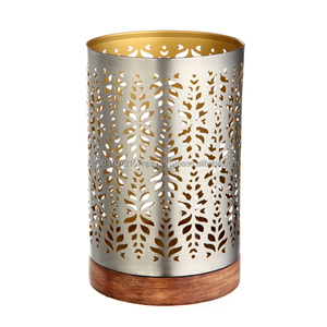 Bougeoirs votifs dorés de la meilleure qualité Design unique pour la fête de mariage et la décoration de Noël Lot de 3 au prix - Product Image 4