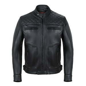 Chaqueta de Motocicleta de Cuero de Primera Calidad, Chaqueta de Moto con Protección para Motociclistas, Chaquetas de Cuero Modernas para Motociclismo - Product Image 4