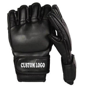 Guantes de Entrenamiento Unisex de Medio Dedo para Taekwondo, Jiu-Jitsu, Grappling y MMA WTF 2025, de Cuero PU de Alta Calidad, Personalizables para Boxeo - Product Image 1