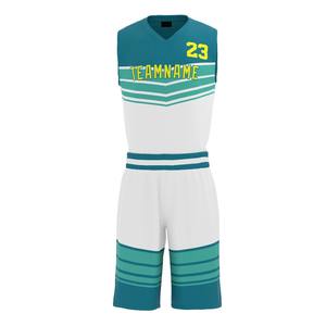 Vente en gros d'uniformes de basket-ball personnalisés, réversibles, bon marché, avec le meilleur design de maillot de basket-ball à la mode - Product Image 2