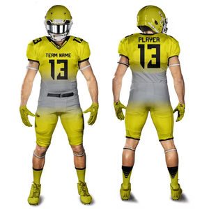 Nuevo Diseño Superior, Uniforme de Fútbol Americano Personalizado para Equipos, Transpirable, Impreso, de Secado Rápido, Antibacteriano, Unisex - Product Image 6