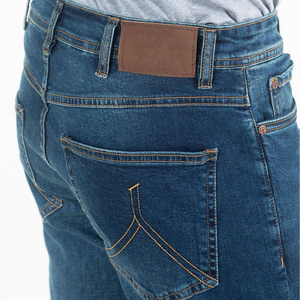 Pantalones Vaqueros de Mezclilla Ajustados para Hombre, Tela Elástica, Corte Regular, para Uso Diario Informal - Product Image 5