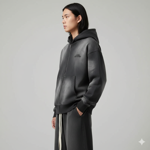 Proveedor de conjuntos deportivos personalizados con MOQ bajo, fabricante de sudaderas con pedrería al por mayor, fábrica de ropa urbana de marca privada, fabricante OEM de conjuntos de sudaderas de talla grande. - Product Image 2