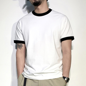 T-shirts streetwear décontractés pour hommes style hip-hop, manches courtes, été, grandes tailles, t-shirts ringer pour hommes - Product Image 2