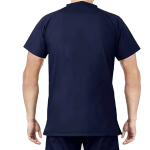 Meilleures ventes : Ensembles d'uniformes médicaux décontractés respirants pour hommes, à manches courtes, avec broderie personnalisée, pour infirmiers - Product Image 3