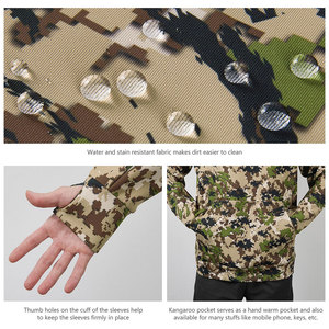 Sweat-shirts de chasse légers et respirants en nylon, tissu d'extérieur, confort hivernal, haute qualité, approvisionnement en gros - Product Image 6