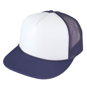 Custom <b>Flat</b> Bill Snapback Black 5 Panel Mesh Foam Trucker Rope Hat for <b>Men</b> Women with high quality - Product Image 2