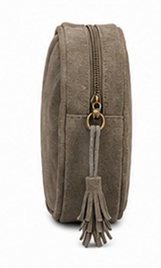 Bolso Bandolera de Cuero de Ante Estilo Bohemio Vintage Premium para Mujer, Bolso de Hombro Geométrico con Correa de Cadena Ajustable, Bolso de Mano para Verano - Product Image 3