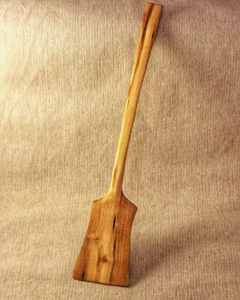Espátula de Madera Hecha a Mano, Diseño Moderno, Ecológica, Duradera, Ligera, con Mango Largo, Utensilio de Cocina de Madera Natural - Product Image 1