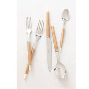 Ensemble de couverts en acier inoxydable au design attrayant avec manches en acrylique durables, idéal pour les mariages et les fêtes. - Product Image 4