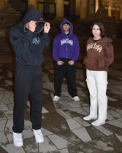 Nouveauté : Sweat à capuche zippé de haute qualité avec impression en relief, séchage rapide, logo et design personnalisés, grandes tailles pour hommes. - Product Image 2