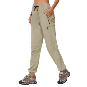 Women's Lightweight Summer 2025 Jogger Hiking <b>Pants</b> Quick Dry Casual Outdoor Sport Trousers with Zipper Pockets ODM Supply - Product Image 2