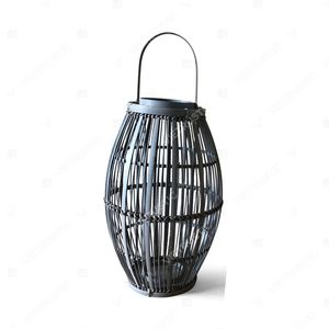 Linterna Interior Hecha a Mano Vietrustic, Linterna de Bambú y Ratán, Linternas Colgantes Trenzadas - Product Image 2