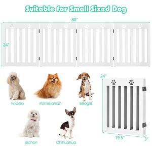 Recinto per Animali Domestici a 4 Pannelli da 24 Piedi, Gabbia XL per Interni/Esterni con Motivo Animale per Cani Piccoli, Gatti, Conigli, Polli - Product Image 4