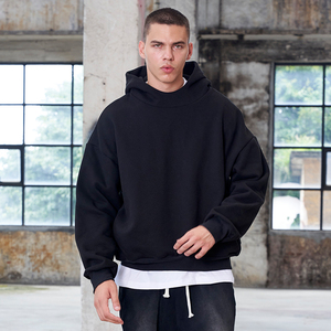 Sudadera Corta de Invierno con Capucha, Personalizable con Logotipo, Impresión en Relieve 3D de Alta Calidad, Poliéster/Algodón Felpa - Product Image 2