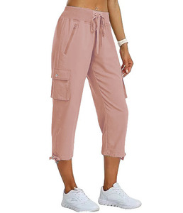 Midweight Polyester Men's Wholesale Supplier Professional Made Best <b>Material</b> Women Capri Pant Top Trending Breathable Capri - Product Image 4