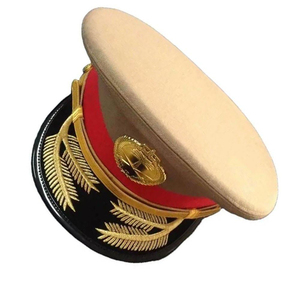 Gorra de Etiqueta Personalizable 100% Algodón para Oficiales, Gorra Ceremonial, Precio Económico, OEM Personalizado - Product Image 4