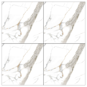 Azulejos de cerámica de 40x40 cm, azulejos para suelo, azulejos brillantes, azulejos cuadrados para suelo, 400 mm x 400 mm, azulejos para habitación, color blanco - Product Image 6