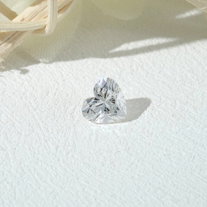 SHRAMAN DIAMOND 0.58-0.7 Ct/PC CVD/HPHT Loose Heart Shape Solitaire Lab Grown Super White VS-Si Synthetic Diamond Jewelry Making - Product Image 1