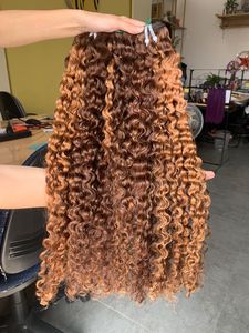 Extensiones de cabello Remy de Vietnam con textura rizada euroasiática, mechones de cabello humano crudo de trama, cierre de encaje, Remy Premium de alta calidad - Product Image 3