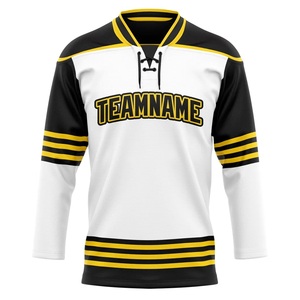 Camisetas de Hockey sobre Hielo Personalizadas de Alta Calidad para Hombre, Venta al por Mayor, Nueva Camiseta de Hockey sobre Hielo Personalizada con Logotipo, Transpirable - Product Image 1