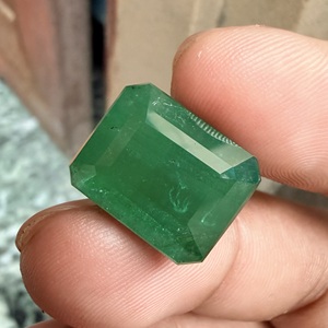 Émeraude naturelle du Zambie 19,54 carats, vert vif, taille émeraude, pierre précieuse brute de qualité supérieure pour bijoux fins RUHAN GEMS - Product Image 2