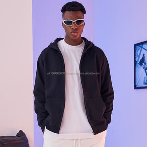 Fabricantes de Ropa, Sudaderas con Capucha Cortas y Cremallera Completa de Calidad Personalizada para Ropa con Logotipo Personalizado - Product Image 2