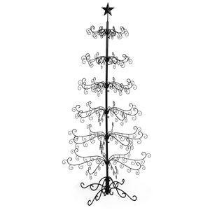 Supporto per Albero di Natale in Ferro Battuto da 1,8 m, per Interni ed Esterni, Espositore in Metallo per Ornamenti, Decorazione per Feste e Casa con Funzione di Appendimento - Product Image 1