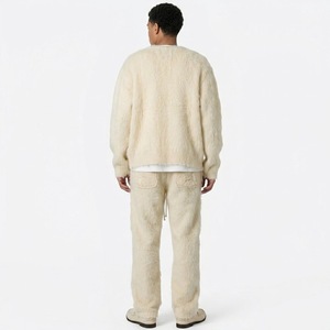 <b>Men</b> Acrylic Knit Sweater <b>Cardigan</b> <b>Long</b> Sleeve Button Front Casual Warm Soft Lightweight Sweater Regular Fit Ribbed Trim Classic - Product Image 2