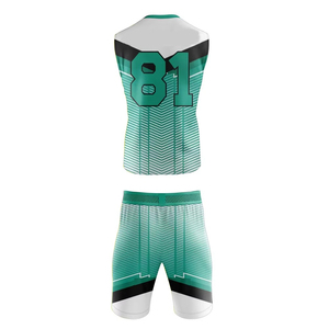 Maillots de football américain personnalisés 7v7 pour l'hiver, avec nom du joueur imprimé, haute qualité, compression pour hommes, uniformes de football 7on7 - Product Image 3