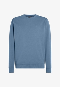 Sudadera Extra Grande para Hombre, Manga Larga, Color Sólido, Tejida, Cuello Redondo Minimalista, Transpirable, Informal, para Otoño - Product Image 4
