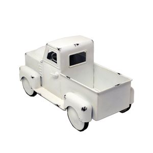 Decorative <b>Storage</b> Box 6.5"H White Metal Truck <b>Crate</b> 12"L X 6"W - Product Image 5