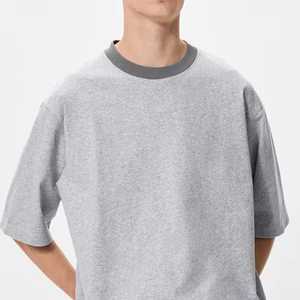 Personalized Custom Men's Oversized Short Sleeve 100% Cotton Heavyweight (230g) Washed Blank T-Shirts Anti-UV Protection - Product Image 4