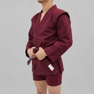 Veste Kimono d'arts martiaux Sambo en coton léger, haut de gamme, nouveau design, ensemble de veste Sambo d'arts martiaux personnalisé - Product Image 3