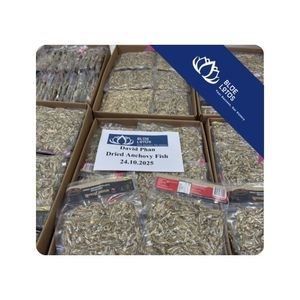 Anchoas secas disponibles para sopas y caldos, ingrediente de marisco utilizado para la cocina de restaurantes, suministro de condimentos de Vietnam. - Product Image 1