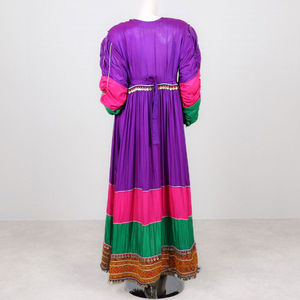 Traje Tradicional Pakistaní de 3 Piezas, Vestido Afgano Largo hasta el Suelo con Decoración de Encaje, Costura Personalizada para Bodas Formales - Product Image 4