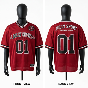 เสื้อฟุตบอลชาย 180 GSM ผ้าโพลีเอสเตอร์ระบายอากาศได้ดี สีเทา-น้ำเงิน  โลโก้สั่งทำได้ เสื้อยืดผ้าฝ้าย 100% สำหรับผู้ชาย ทรงหลวม พิมพ์ลาย - Product Image 6