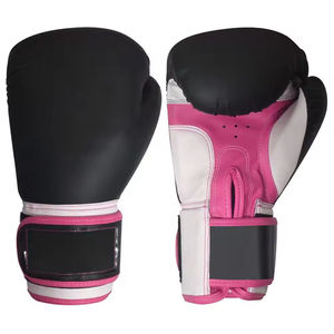 Gants de boxe en cuir haut de gamme à la mode, vente en gros, haute qualité, professionnels, personnalisables, à lacets - Product Image 1